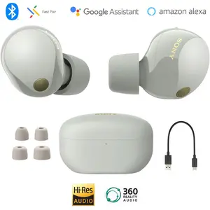 Sony WF-1000XM5 Industry Leading Noise Canceling Truly Wireless Earbuds (Silver) Sony WF-1000XM5 Industry Leading Noise Canceling Truly Wireless Earbuds (Silver)