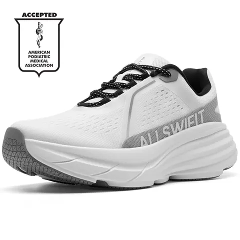 ALLSWIFIT ActiveAiry Men's Comfortable Walking Shoes Cushion Lightweight Running Tennis Non-Slip Jogging Workout Gym Athletic Breathable Fashion Sneakers Road Running Shoes Jogger Shoes Outdoorfun