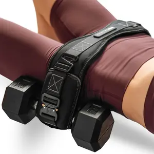 JACKED ASS BELT Premium Hip Thrust Belt for Dumbbells & Kettlebells (Patented) Booty Belt - Heavy Duty Glute Training System for Home Gym, Fast Setup for Progressive Overload Without Barbell or Rack