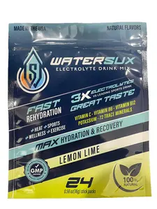 Water Sux Lemon Lime Hydration & Recovery Powdered Drink Mix
