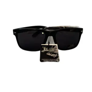 Locs Hardcore Sunglasses - Black Frame with Tagged Details