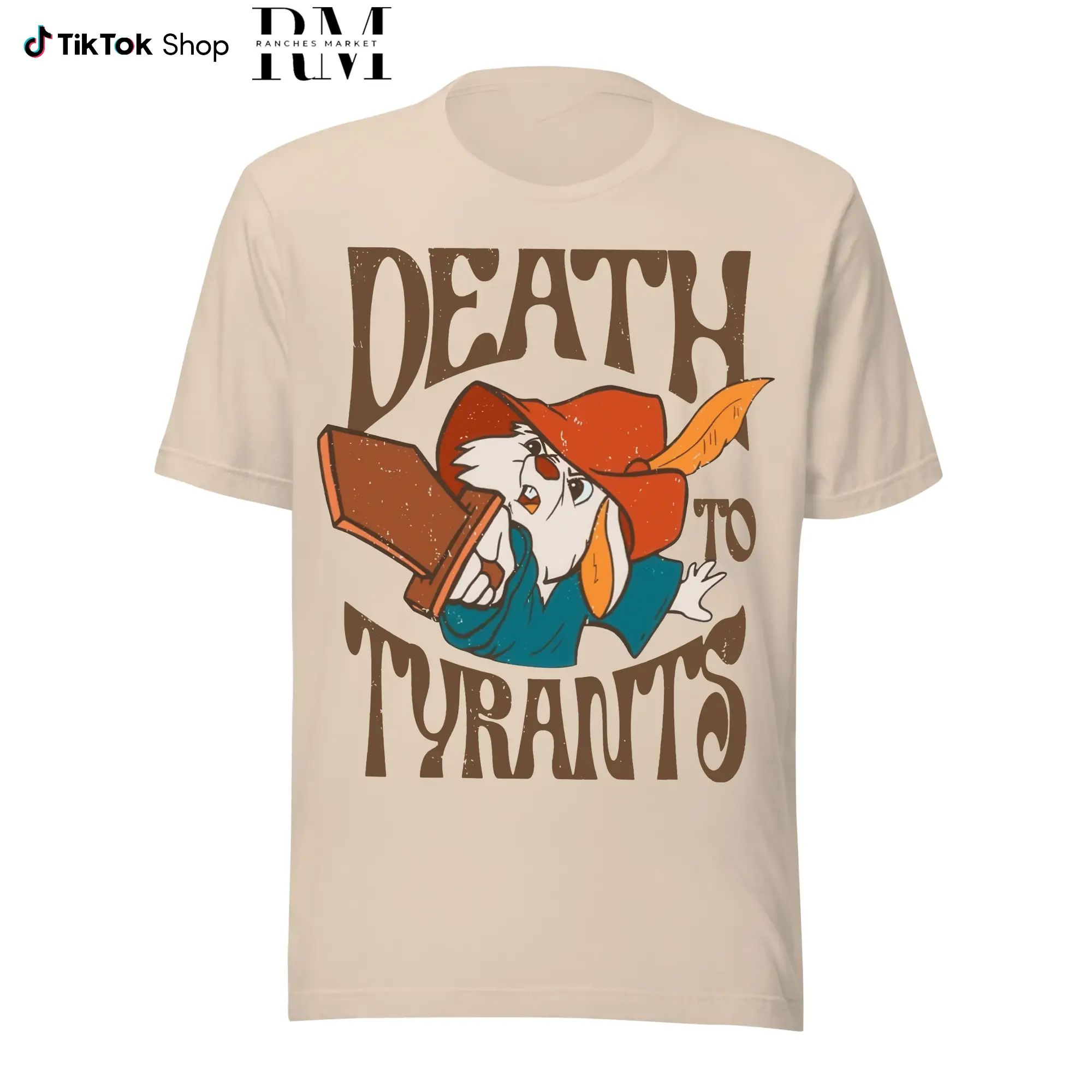 Retro 70S Skippy Rabbit Death To Tyrants Shirt, Robin Hood T-shirt, WDW Matching Family Tee, Vacation Trip Sweatshirt