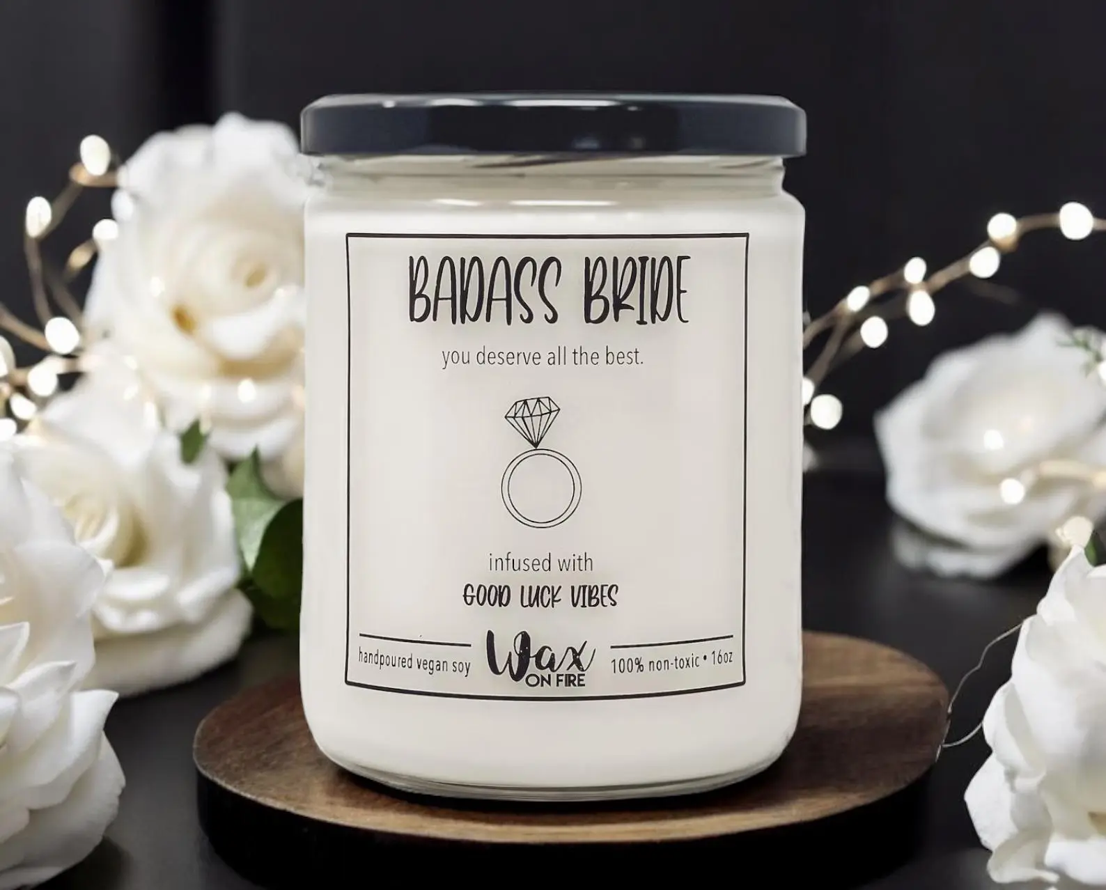 Badass Bride Gift Bride To Be Bride Tribe Gift For Bride Bride Gifts Bride To Be Gifts Funny Candle Funny Candles Best Friend Gifts