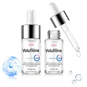 2 Pack Volufiline 100% Ampoule - Official Authentic Sederma Extract From France - Undiluted Pure Volufiline Serum - DIY Skin Care Booster for Face & Body, Hydrating Anti-Aging Plumping Formula Boost Skin Resilience, 2×0.33 fl oz
