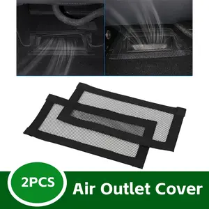 For Tesla Interior Protection Net Set, 2-Piece Air Vent Cover, Seat Underneath Ac Anti-Clog Accessory, Car Interior Kit, Car Interior Accessories