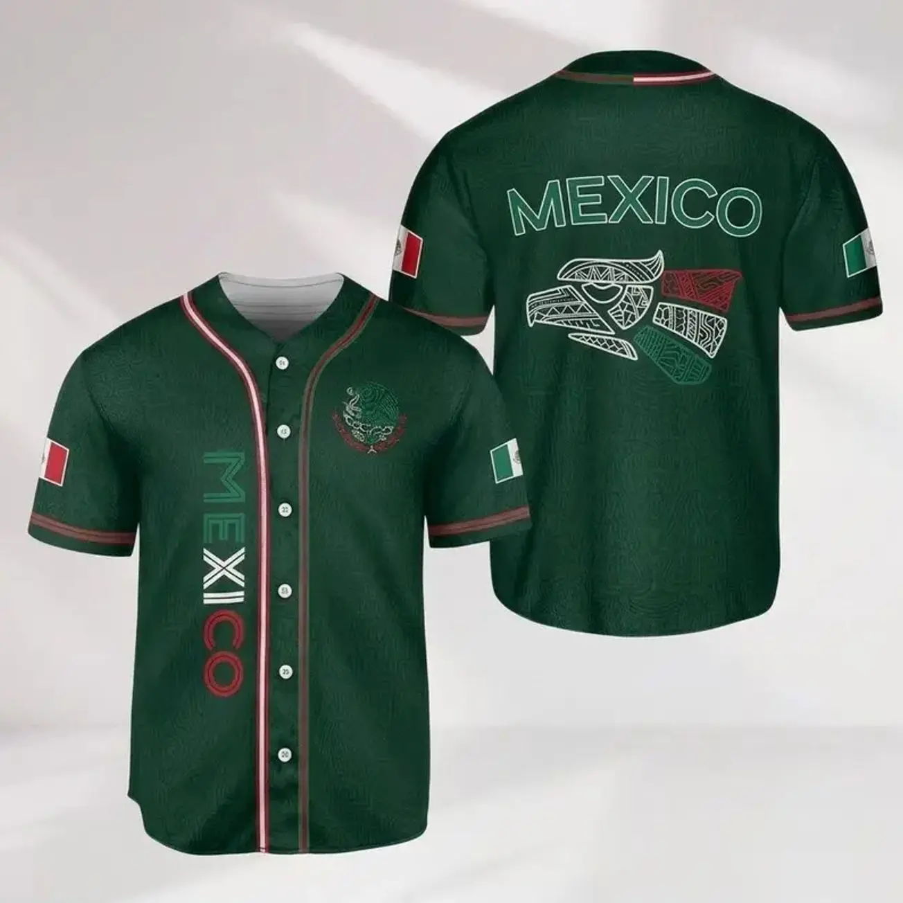 Mexico Baseball Jersey, Mexican Jersey Shirt for Men Women Youth Game Day Outfit For Mexico Fans, Mexican Culture Lover Gift