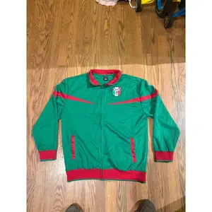 Mexico Soccer Full-Zip Track Jacket – Green & Red – Size XL