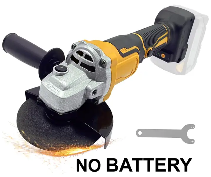 Cordless Angle Grinder for Dewalt 20V Battery 11000RPM Brushless Power Angle Grinder with 3 variable Speed 4-1/2" Blades for Cutting Griding Polishing
