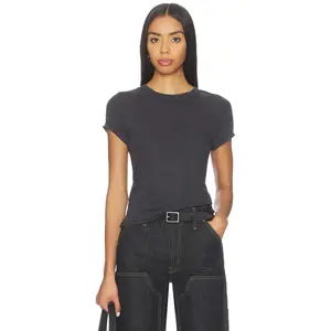 Free People X Nova Tee in Black