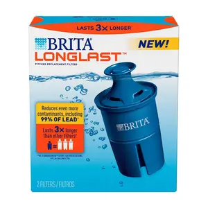 Longlast Replacement Filters for Brite Water Pitchers - 2 Pack
