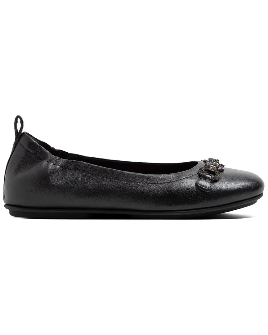 FitFlop Allegro Sparkle Leather Ballerina Flat