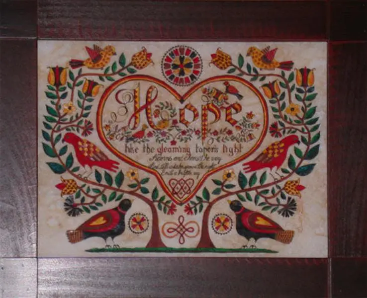 Hope with Central Heart Decorative Poster for Room Decoration