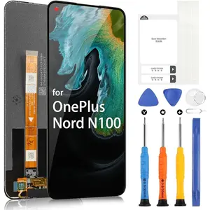 Screen Replacement for OnePlus Nord N100 LCD Display, LCD Display for OnePlus Nord N100 BE2013 BE2015 BE2011 Touch Screen Digitizer Assembly with Repair Kits