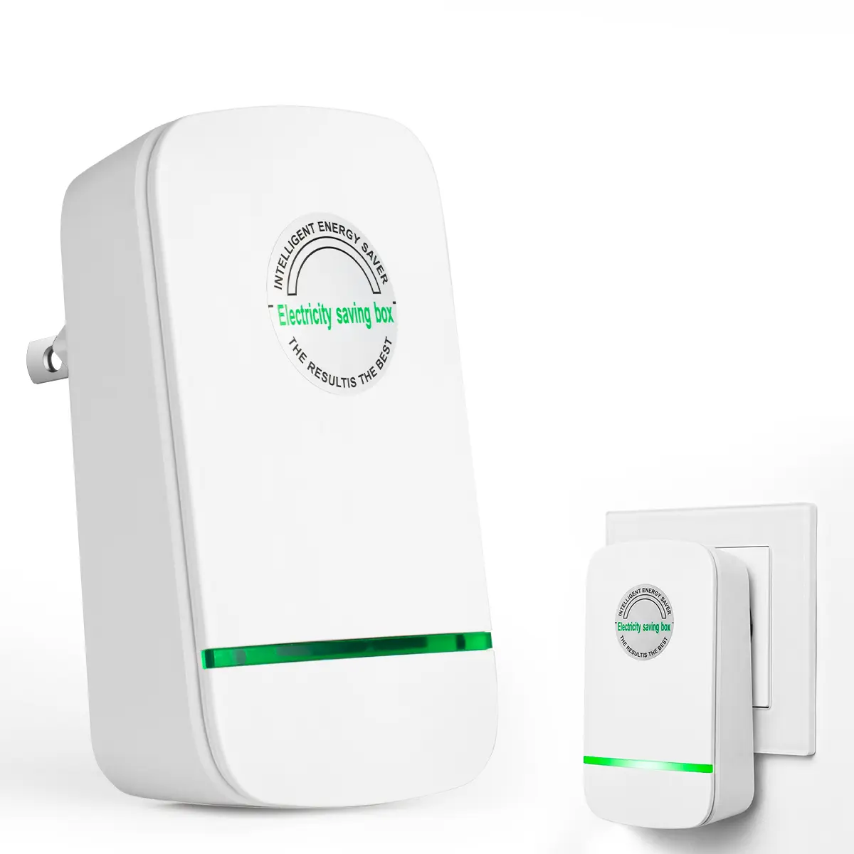 2026 Updated Plug-In Power Box with US Plug Power Socket Universal Socket Wall Outlet Extender Adapter 90-250V Voltage Input for Home and Office Use