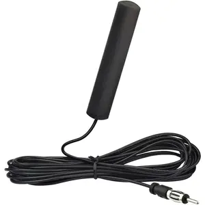 Radio Antenna for , , RV, SUV -AM FM Radio Antenna,  Windshield Antenna with DIN Plug, Adhesive Mount  Patch Antenna for    Stereo Receiver Player Amplifier