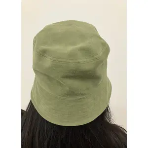 PEACHSKIN BUCKET STITCH BUCKET HAT