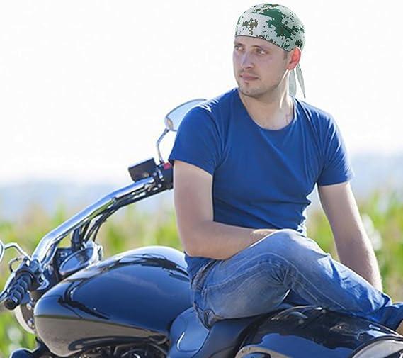 4pcs Sweat Wicking Beanie Cooling Skull Cap Motorcycle Head Wrap Bandana for Men Women headband hair soft scarf 4pcs Sweat Wicking Beanie Cooling Skull Cap Motorcycle Head Wrap Bandana for Men Women headband hair soft scarf