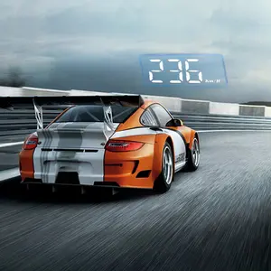 Car Auto Head-Up Display, Windshield Alert Accessory, for Safe Driving, Innovative Automotive Electronic Device, used to Enhance Navigation and Vehicle Awareness, With Most Cars, Car Accessories