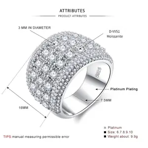 Moissanite ring, 925 sterling silver plated with 18K gold, featuring a full 0.1ct moissanite setting. High-end design, luxurious jewelry, perfect for business gatherings and sophisticated women's wear. J232