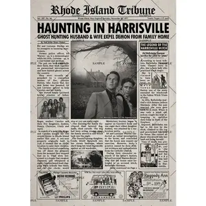 The Conjuring Newspaper Poster Print