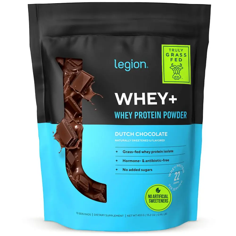 Legion Whey Concentrate Protein Powder – Fitness and Training Supplement for Gym, Strength, Exercise, and Active Lifestyle – Smooth, High-Quality, Clean Formula