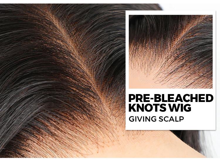 CurlyMe Pre-Bleached Wear Go Yaki Straight 7x5 Pre-cut HD Lace Closure Wig Pre plucked Natural Black Shipping in 24H