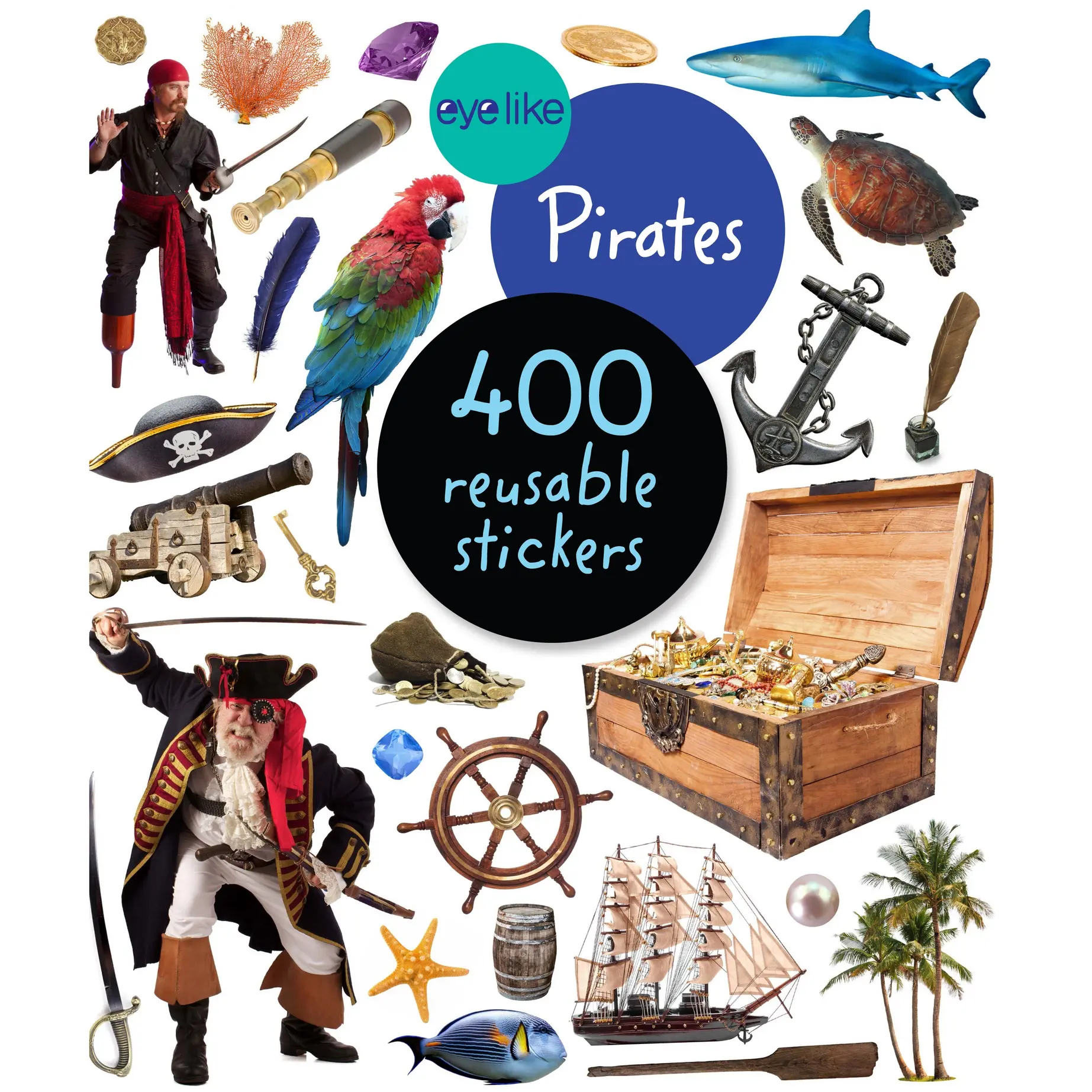 Eyelike Stickers: Pirates by Workman Publishing [Paperback Book]