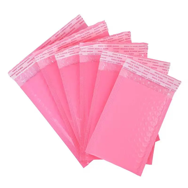 YesWigs Gifts Pink Packaging Retort Pouch Vase Wigs Push Pop Ziplock Bag for Women's Hair Accessories
