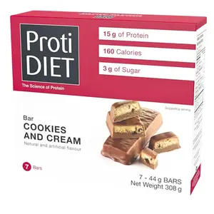 ProtiDiet - Cookies & Cream Bar - 7/Box