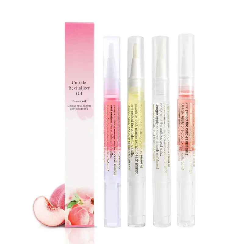 Organic Cuticle Oil Pen - Unisex Manicure Prep Essential with Mild Nail Care Formula, Easy-to-Use Twist & Massage Application, Home Use, Growth & Strengthening, Brightening, Moisturizing, Acrylic Nail Ready
