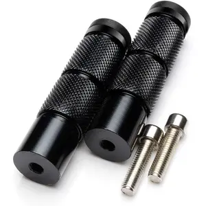 Universal Motorcycle, Bicycle Passenger Foot Pegs M8 Rearsets Rear Set Footrests Footpeg Foot Rest Peg Pedals For Bike Install Hole 8mm