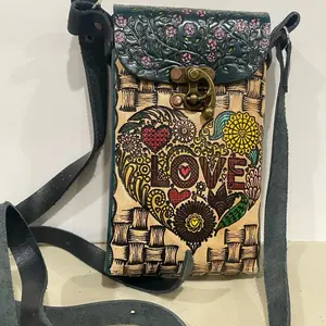 Cell phone hand painted case