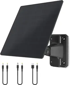 Trail Camera Solar Panel,  5000mAh Built-in , 12V/1A & 6V/1.5A Output, IP66 , High-Efficiency Power Durable Solar Charger  for Outdoor