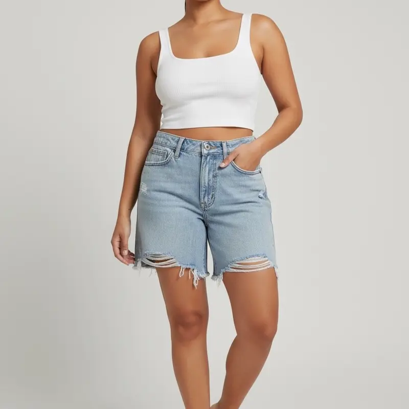 Junie Judy Blue Rigid Magic HW Short