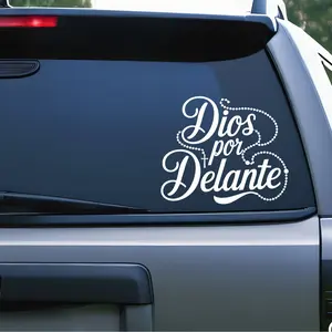 Dios por delante Stiker,Car Decal Vinil stiker .
