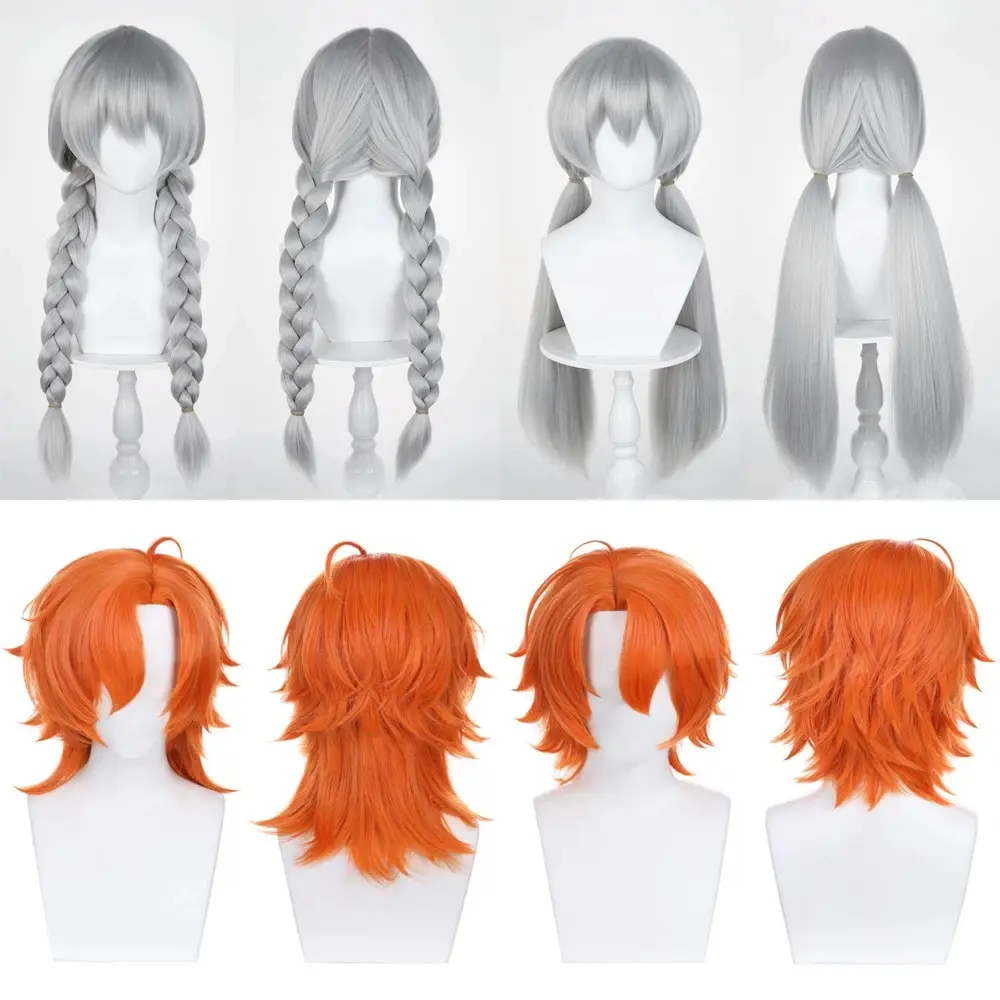 Judy And Nick Cosplay Synthetic Hair For Both Men And Women, Suitable For Daily Party Anime Role-Playing Heat-Resistant Wigs