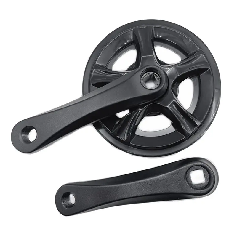 Aluminum Alloy 32-Teeth Bicycle Single-Speed Crankset - 127MM Cover, Modified Tooth Plate for Folding Bikes & Kids' Bikes, Household Appliance Parts & Accessories Bicycle Components