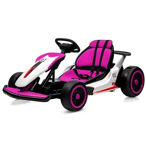 【GARVEE】24V Electric Drift Go Kart for Ages 6+, Featuring Dual 200W Motors, 7AH Battery, Drift Function, Electric Pedals, and Safety Belt for Outdoor Racing Fun
