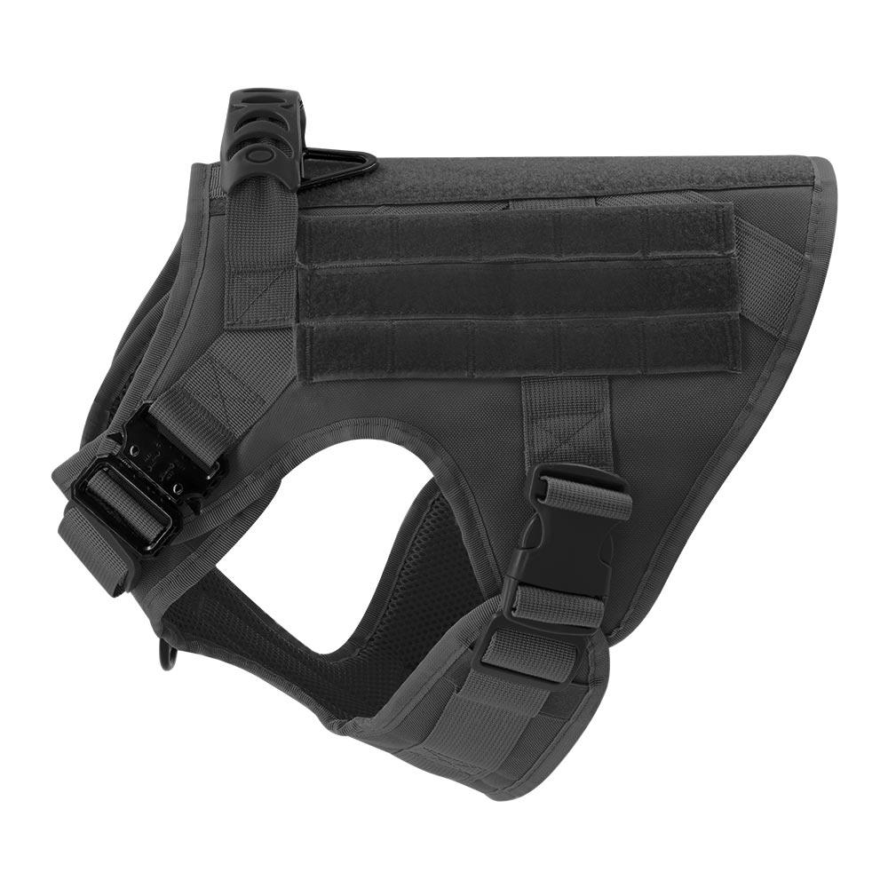 Tactical Dog Harness Leash Collar Set Large Dogs German Shepherd Malinois Training Walking Vest For All Breeds Dog