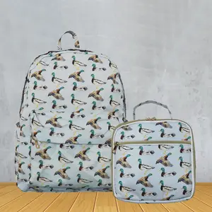 Kids' Hunting Mallard Duck School Backpack, Boys' Back to School Book Bag for Country Hiking and Travel, School Backpacks
