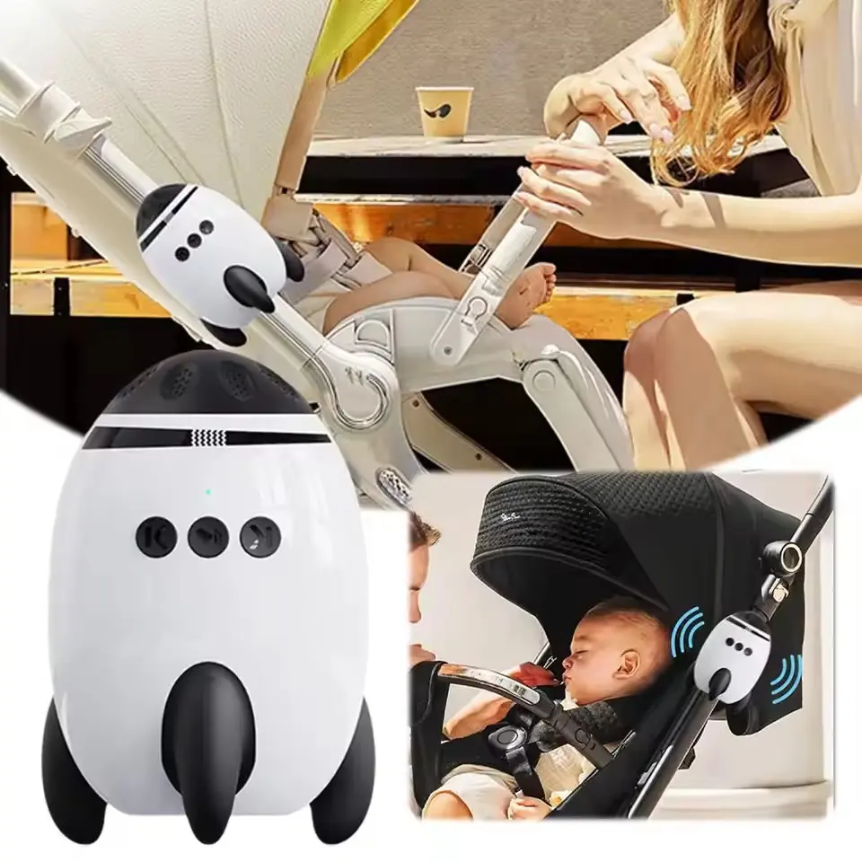 Portable Newborn Baby Sleep Soother, Rechargeable Baby Cradle, Adjustable Vibration Modes, 11 Adjustable Lullaby Music, Ipx4 Waterproof, Perfect Gift