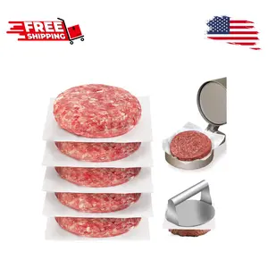 Parchment Paper Squares, Set of 300, 6 x 6 Inch Hamburger Patty Paper