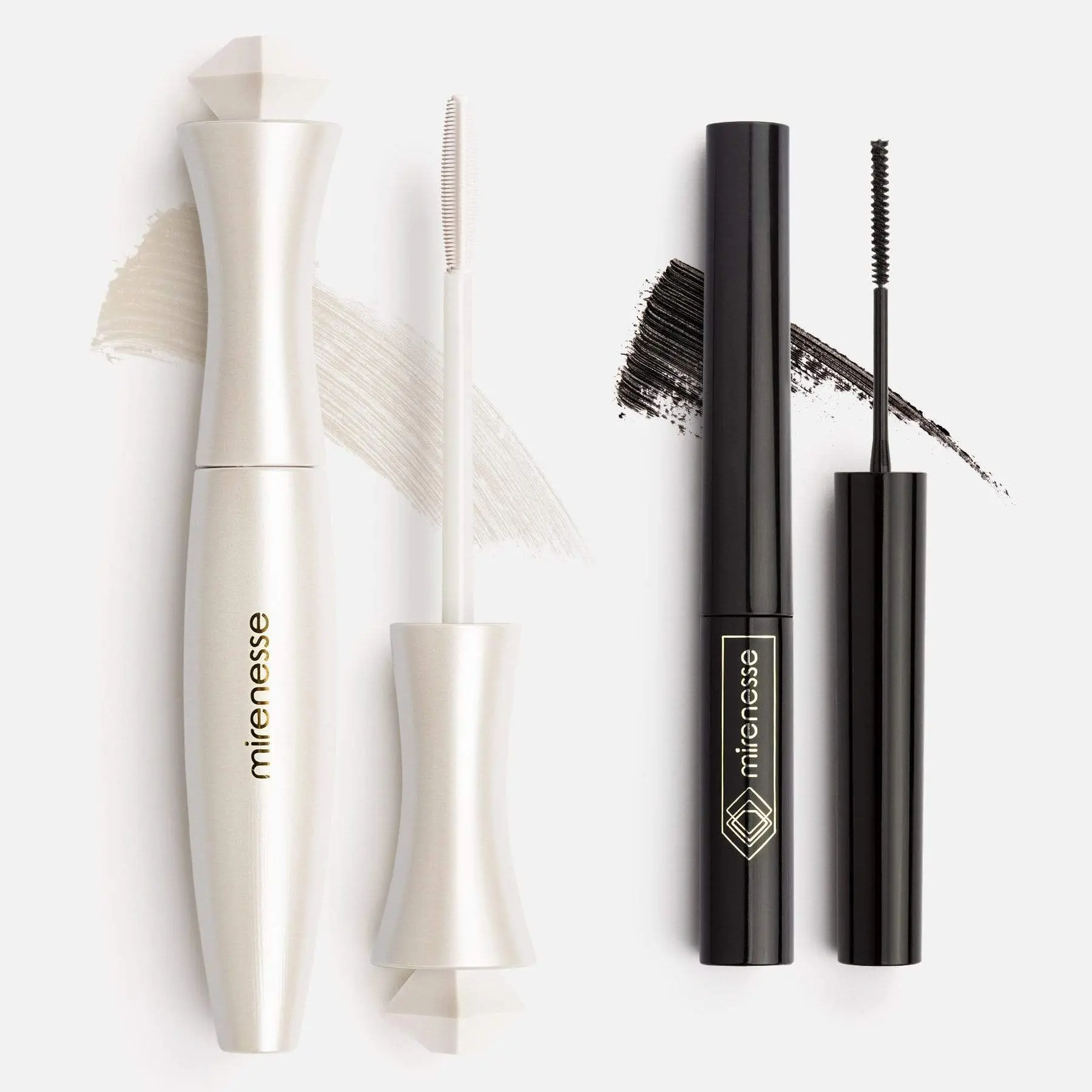Mirenesse Secret Weapon 4d Lash Tubing Mascara Primer + Lash Whip Duo tubing mascara