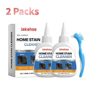 2 Packs Miracle Mold Remover Gel + Scrub Brush | Best for Shower Caulk, Tile & Washer Seals (2*7oz)