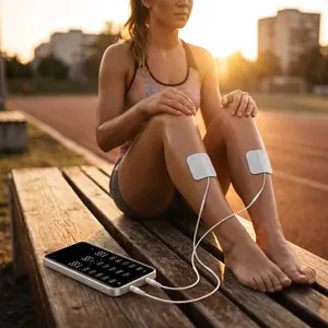 2026 New Touchscreen Control Abdominal, Waist & Leg Muscle Trainer, Unisex Design, 15 Training Modes, 30 Adjustable Intensity Levels, Built-in Rechargeable Battery, Perfect Gift for Parents