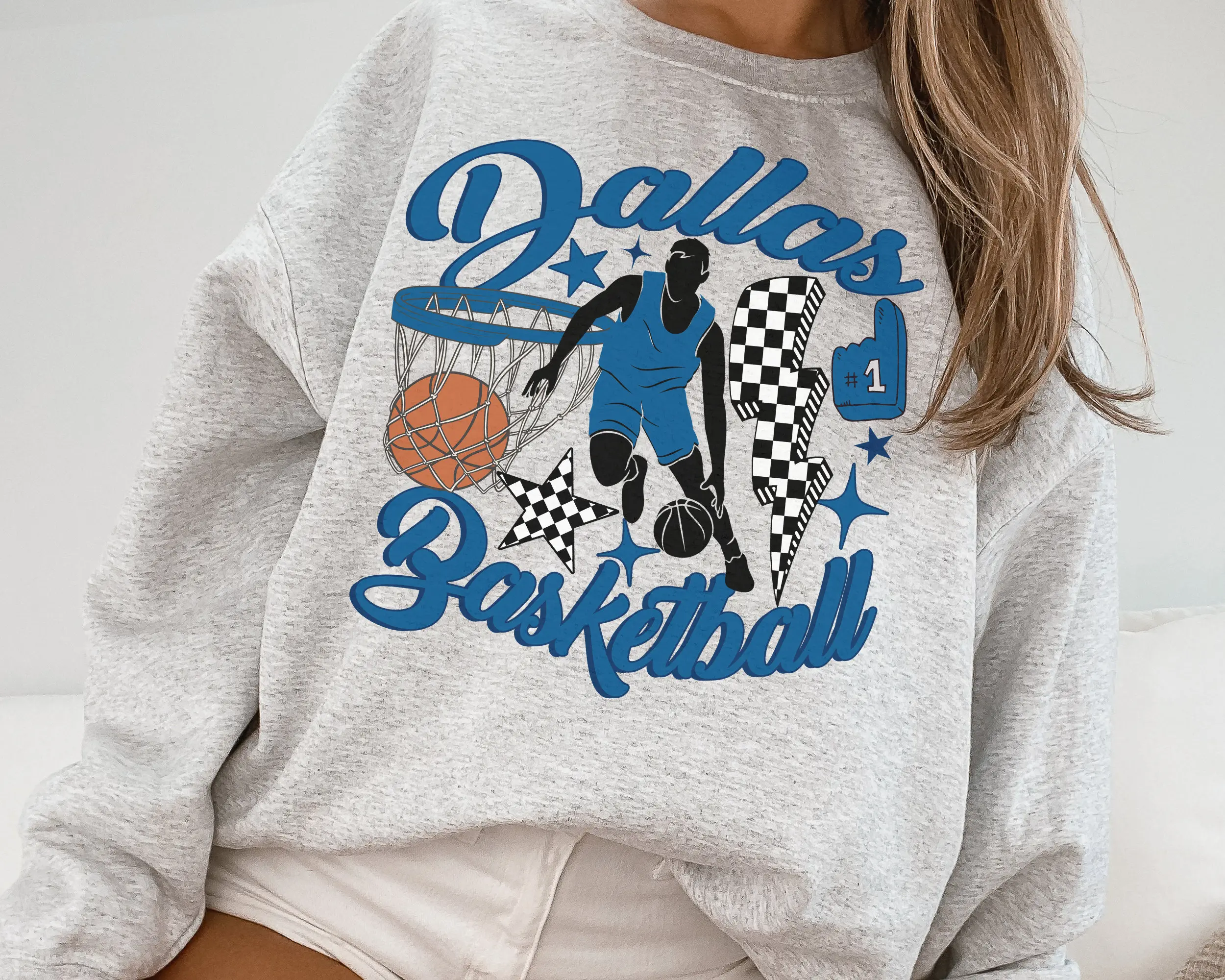 Retro Groovy Dallas Maverick Crewneck Sweatshirt T-shirt Mavericks Sweater Mavericks Shirt Vintage Dallas Basketball Dallas Game Day