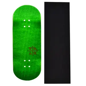 PROlific Wooden Fingerboard Deck, "Ghillie Green" - 34mm x 97mm
