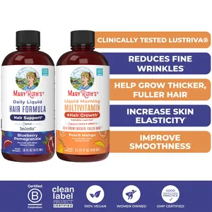 MaryRuth’s Hair Care & Wellness Bundle – Daily Liquid Hair Formula 16 oz & Liquid Morning Multivitamin + Hair Growth Peach Mango MaryRuth’s Hair Care & Wellness Bundle – Daily Liquid Hair Formula 16 oz & Liquid Morning Multivitamin + Hair Growth Peach Mango