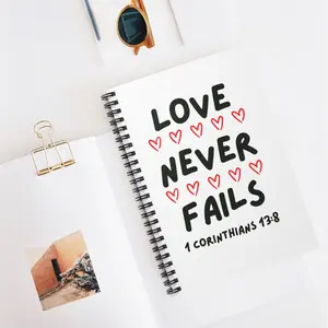 CROSS CULTURE NOTEBOOK - Motivational Journal for Students and Gift Ideas, Christian Gift, Scripture Notebook, [...]
