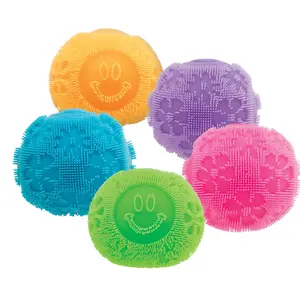 Spiky Smiley Face Stress Ball | Textured Sensory Fidget Toy for Anxiety Relief & Tactile Stimulation